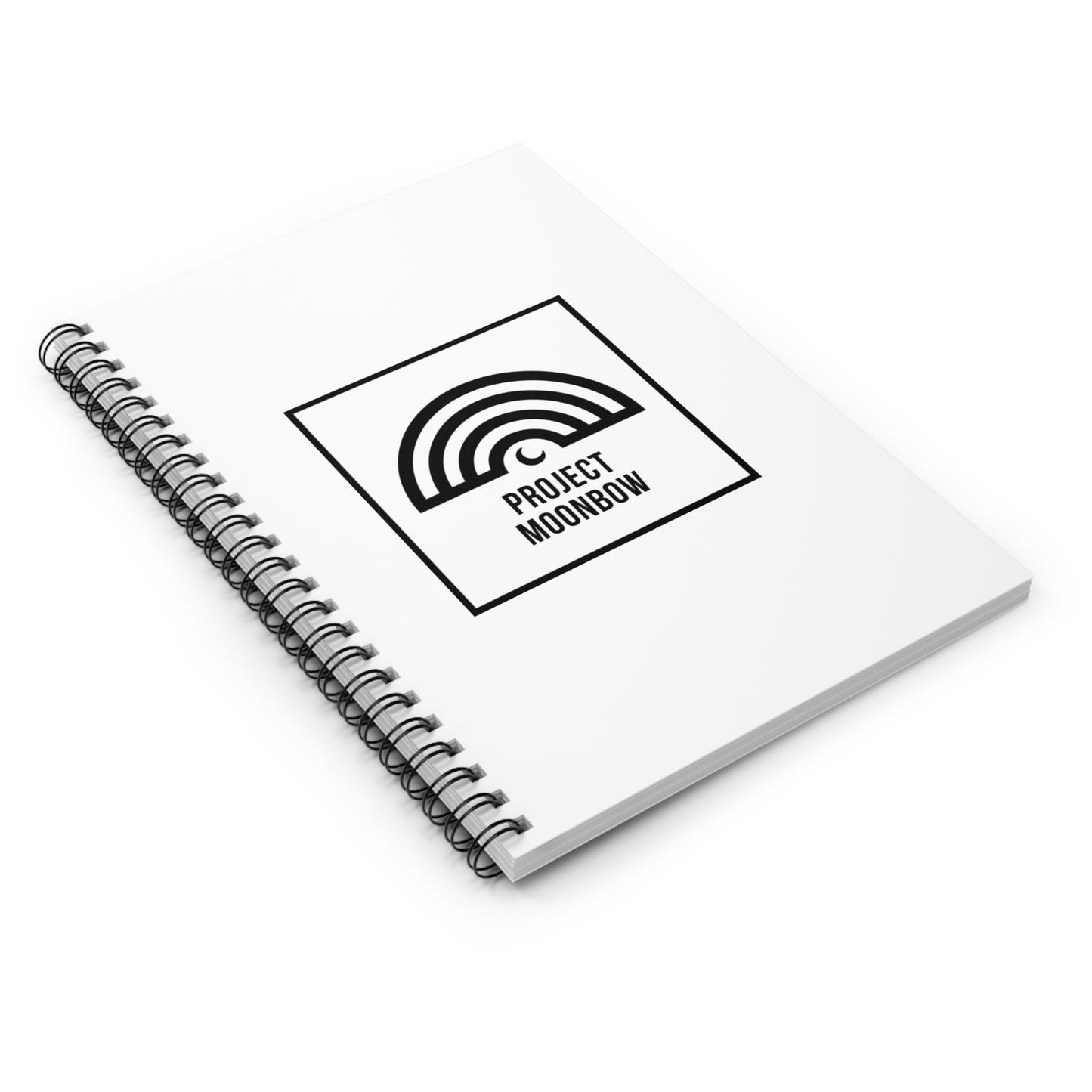 Project Moonbow Spiral Notebook - Ruled Line, Journal, Notepad, Notebook