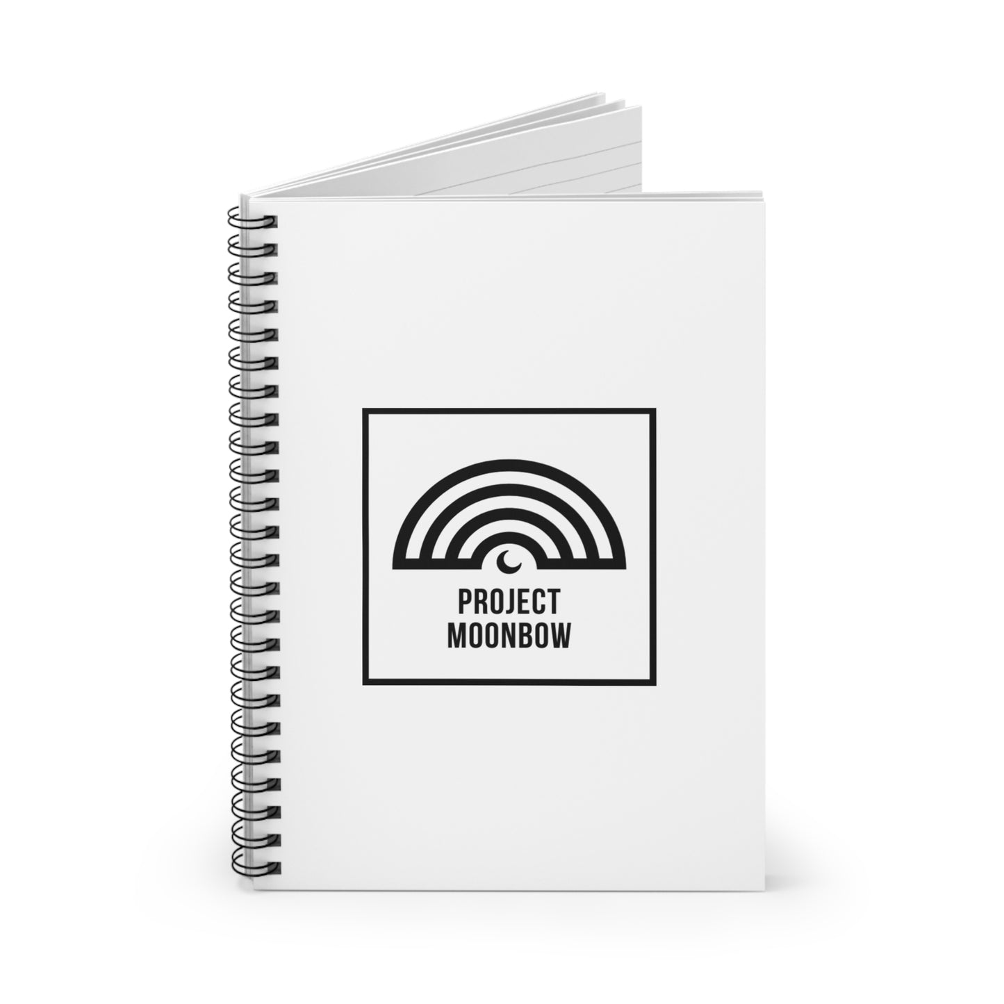 Project Moonbow Spiral Notebook - Ruled Line, Journal, Notepad, Notebook