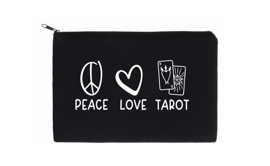 Peace Love Tarot Card Bag/Crystal Bag